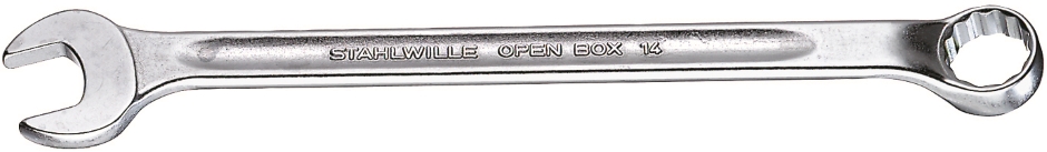 Other view of Combination Spanner - Ring & Open End - Long - Metric - 19 mm - Chrome Alloy Steel - 706140 - Stahlwille