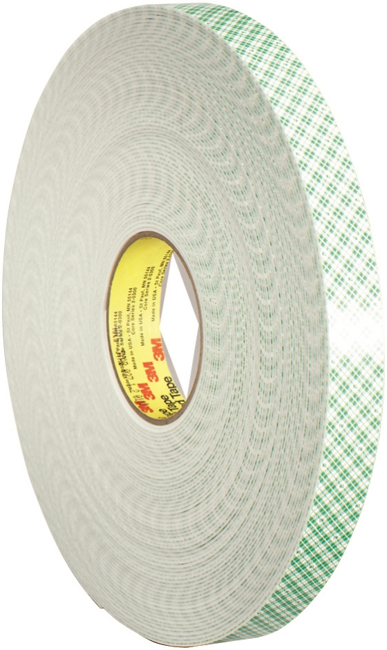 Other view of Double Sided Foam Tape - Double Coated - Off-White - Polyurethane Foam - 3M™ High Temperature Acrylic 100 - 48 mm x 33 m - 4016 - Scotch® - 3M™ - 18/Case