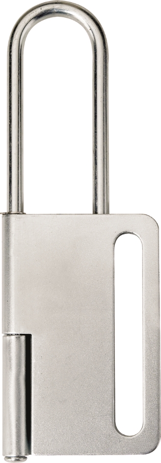 Other view of Safety Lockout Hasp - Heavy-Duty - 8 Padlock - 25 mm Inside Jaw - 9/32" Shackle - Clear - 419 - Master Lock