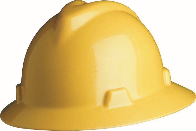 Other view of HAT SAFETY V GARD MSA 220945 YELLOW