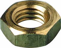 Other view of Hex Nut - Lock - Brass - Metric - M3 - T6053P - Holdite