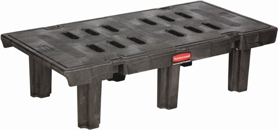 Other view of Dunnage Rack - Aluminium - Black - 600 mm x 1200 mm - RFG449000BLA - Rubbermaid