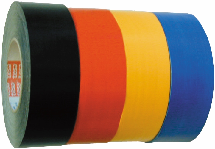 Other view of Cloth Tape - Waterproof Gaffer - Polyethylene Extruded Cloth - Yellow - Natural Rubber - 72 mm x 25 m - 4688 - Tesa