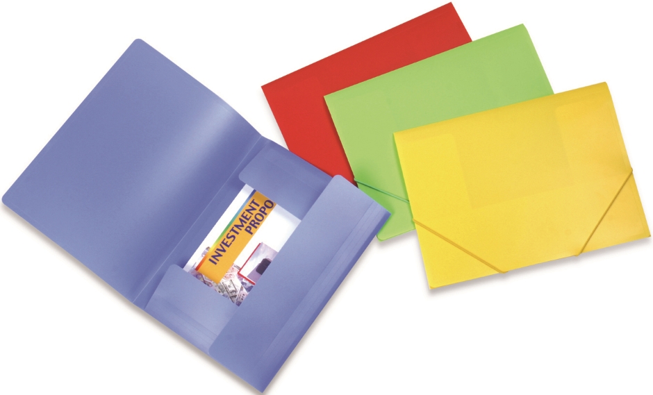 Other view of Tropical Document Wallet - A4 Size - Polypropylene - Mango - 320 x 245 x 3 mm - Beautone - 48784 - Bantex