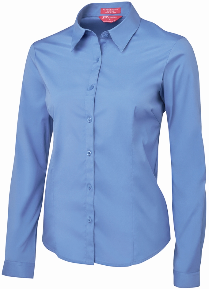 Other view of SHIRT POPLIN LADIES URBAN 4PLUL BLUE 6