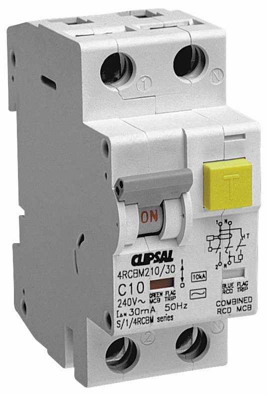 Other view of RCD/MCB - 1P + N - 10 A - 6 kA - Series PKS6 - Moeller