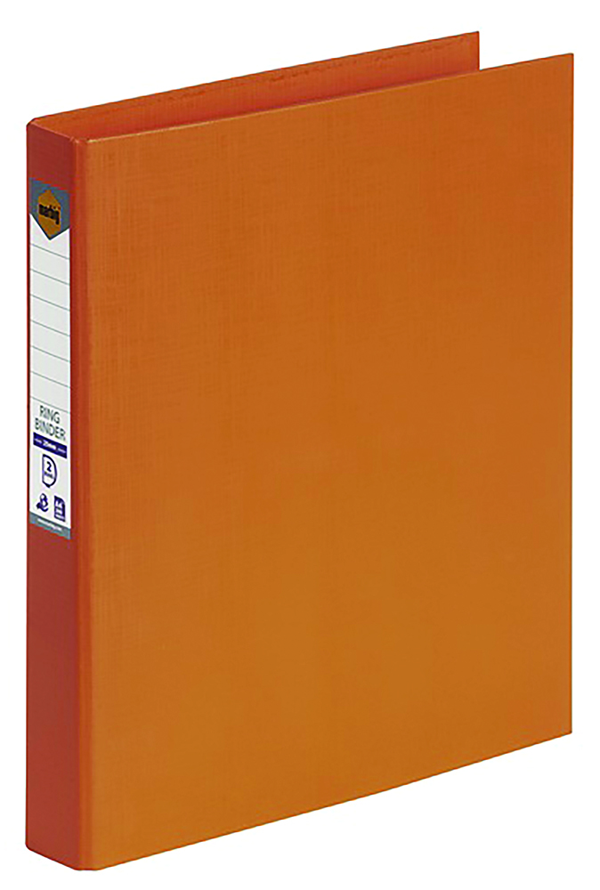 Other view of BINDER PE 2D RING MARBIG A4 ORANGE 25MM