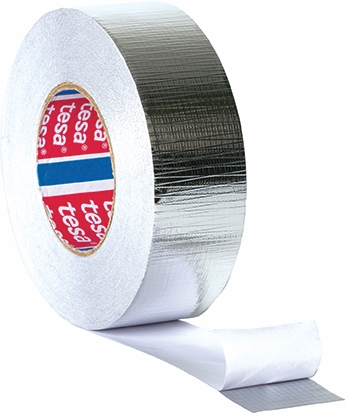 Other view of Aluminium Foil Tape - Reinforced - Aluminium Foil, PE Fabric, PE Film Laminate - Silver - Rubber Resin - 48 mm x 50 m - 51495 - Tesa