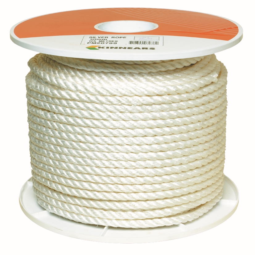 Other view of Bullivants Rope - Polyethylene - Cut - Silver - 24mm x 125m