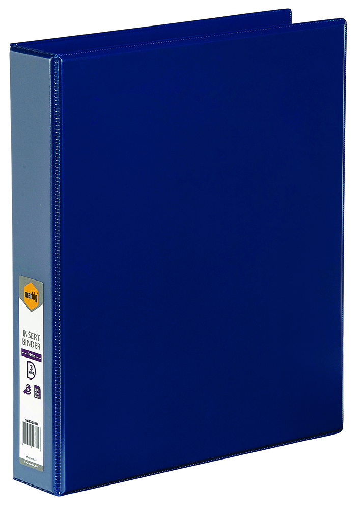 Other view of MARBIG - CLEARVIEW -  INSERT BINDER A4 3DR -  38MM -  BLUE - 5413001B