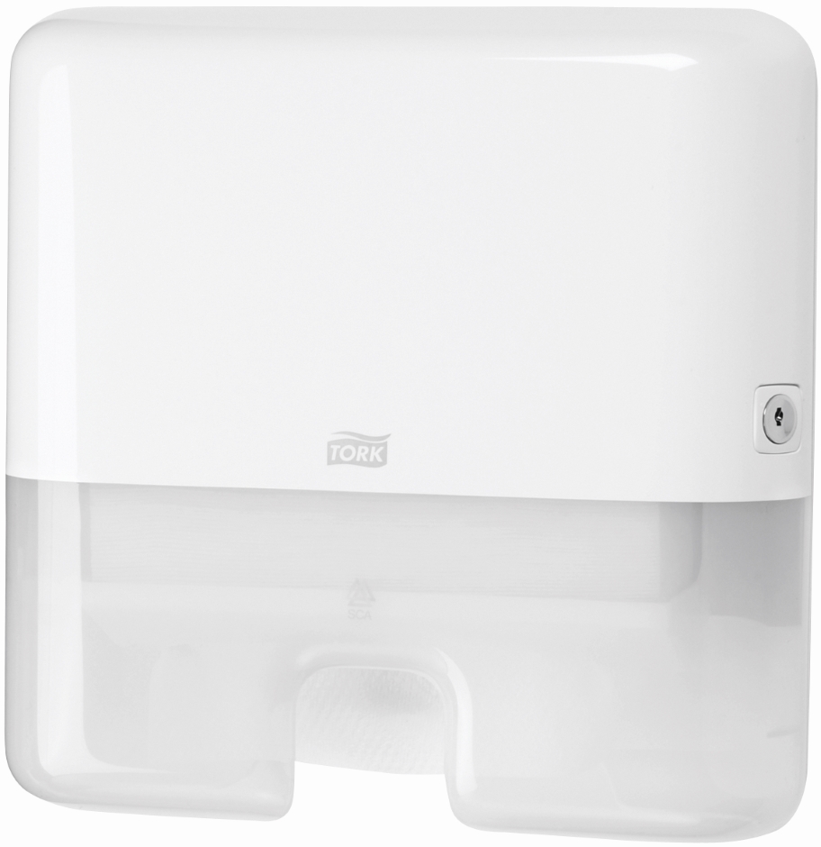 Other view of H2 Multifold Mini Hand Towel Dispenser - Plastic - White - 302 x 101 x 295 mm - 552130 - Xpress® - Tork