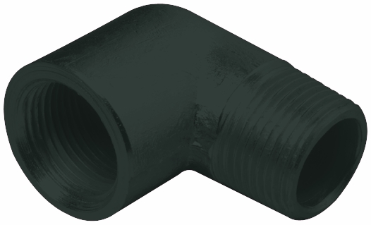 Other view of AAP Elbow - Male & Female - Steam - BSP - Mild Steel - Black - 20Nb - SEMF20