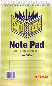 Other view of Spirax 55227 No.550 Telephone Message Book - NCR Paper - 279x144mm - Pack of 10