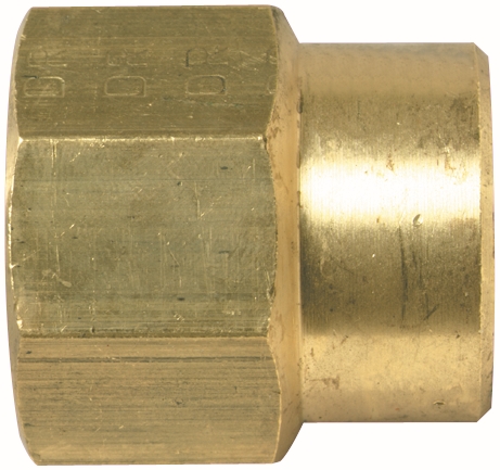 Other view of SOCKET BRASS RED H.W. HEX BSPP 1"X1/2"