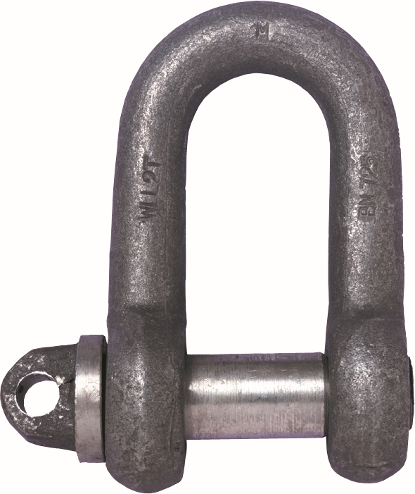 Other view of Bullivants Grade M Screw Pin Dee Shackle - Load Rated Shackles - Ungalvanised - Black - 19mm - 2T