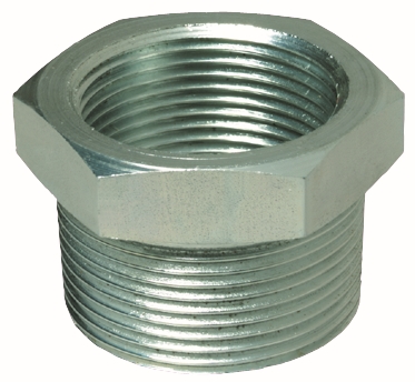 Other view of AAP Bush - Reducing - Hexagonal Head - BSP - Malleable Iron - Galvanized - 80 x 40Nb - LB8040