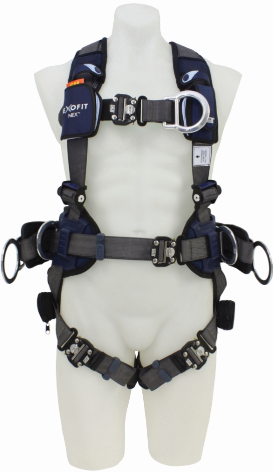 Other view of Full Body Tower Worker's Harness - Repel™ Technology Polyester - X-Large - 653XL4016 - ExoFit NEX™