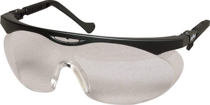 Other view of Safety Spectacles - Black Frame - Polycarbonate Light Silver Mirror Lens - 9195-881 - skyper - uvex