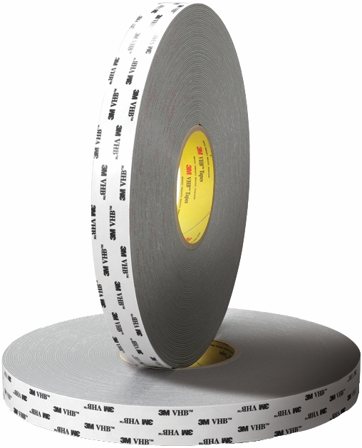 Other view of High Strength Bonding Foam Tape - Gray - Paper - Closed Cell Conformable Acrylic Foam - 12 mm x 32.9 m - RP45 - RP™ VHB™ - 3M™ - 15/Pack