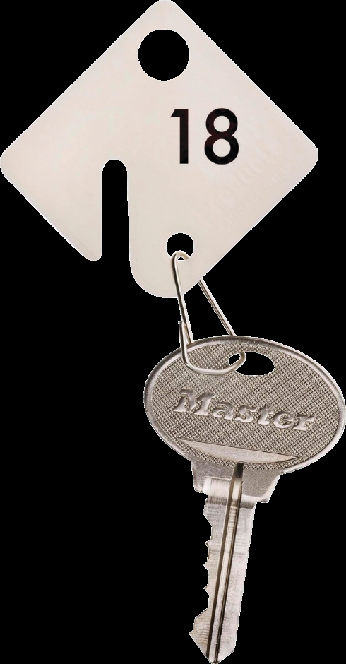 Other view of Key Holder - Snap Hook - Plastic - 42 mm x 38 mm x 20 mm - 7117D - Master Lock - 20/Pack