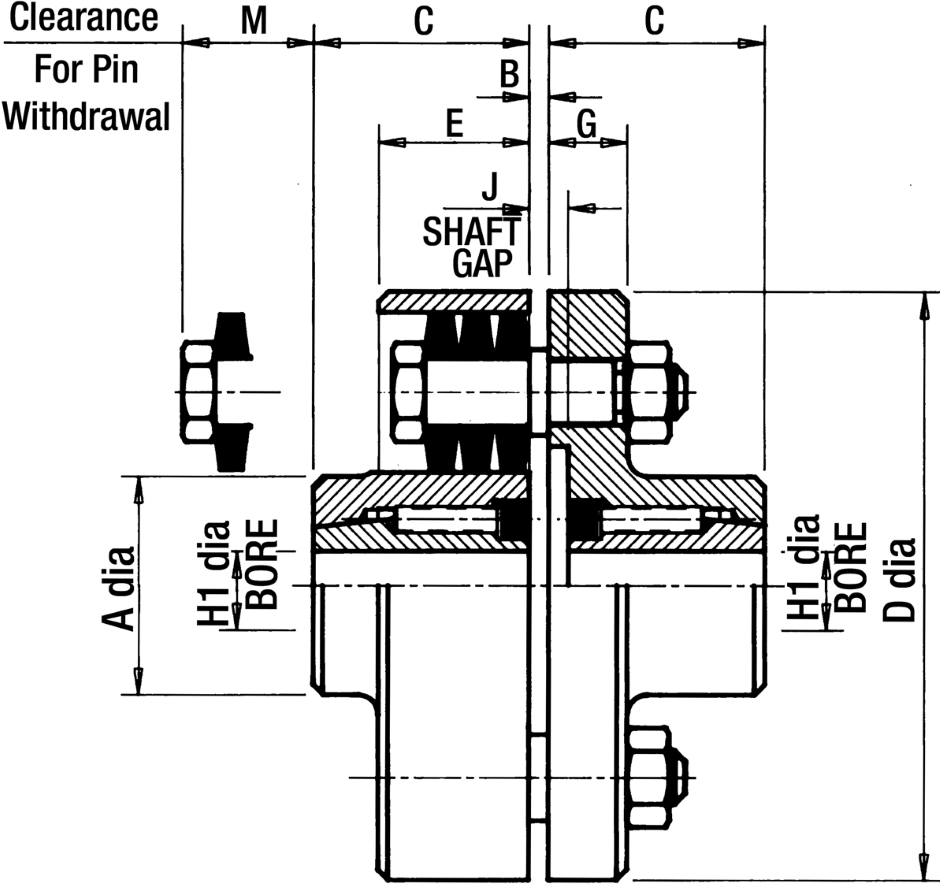 Other view of Rathi Pin - Half Coup - Taper Lock - MCT048/16 - RRCT048PH