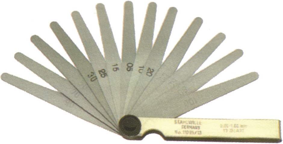 Other view of Feeler Gauge - Tapered - 100 mm - 10 mm - 0.05 to 1.0 mm - 13 - Nickel-Plated Case - 705648 - Stahlwille