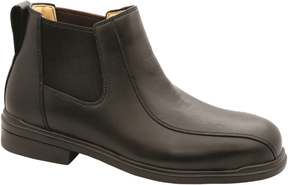 Other view of Men's Safety Dress Boots - Ankle - Slip-On - Elastic-Sided - Leather - Black - Size 6 - Style 782 - Executive - Blundstone