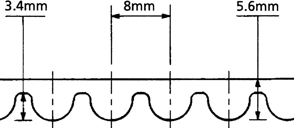 Other view of BELT TIMING 8MXP-2600-20 TDP3 286J0260