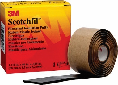 Other view of Electrical Insulation Putty - Rubber - Black - 60" x 1.5" - Scotchfil™ - 3M