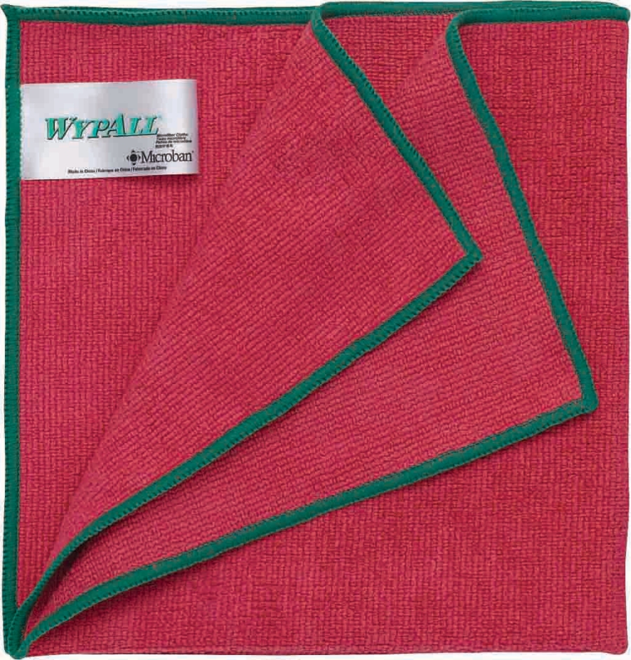 Other view of Cleaning Cloth - Microfiber - Red - 40 x 40 cm - 6/Bag - 83980 - Wypall