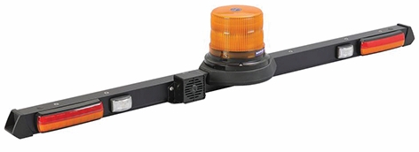 Other view of LED Strobe Mine Bar - Amber - 12/24 V - Cylinder - T-Slot Mount - 188 mm - Narva