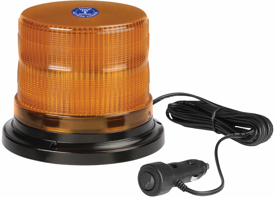 Other view of Pulse High Output LED Strobe/Rotator Light with 2 Selectable Flash Patterns - Amber - 12/24 V - Cylinder - Magnetic Base - 167 mm x 136 mm - Narva