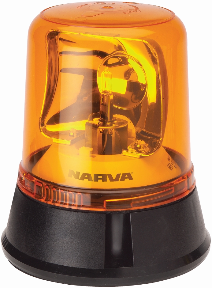 Other view of Rotating Beacon - Amber - 12/24 V - Cylinder - Flange Base Mount - 110 mm x 153 mm x 180 mm - Optimax - Narva