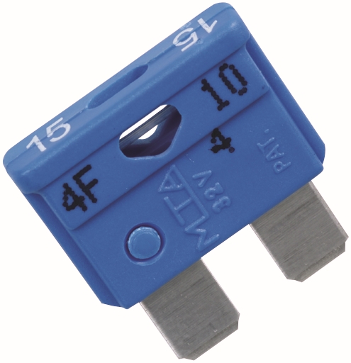 Other view of Standard Blade Fuse - Blue - 15 A - 10/Pack - ATS Series - Hella