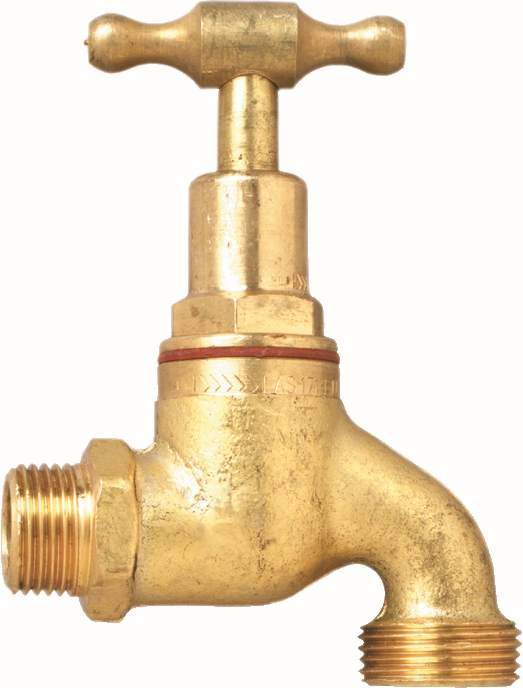 Other view of COCK HOSE T/H MALE POLISHED BRASS 1/2