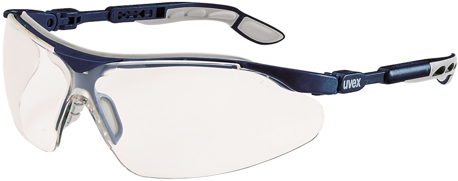 Other view of Safety Spectacles - Blue/Grey Frame - Polycarbonate Clear Lens - S/R - 9160-001 - i-vo - uvex