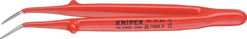 Other view of Precision Tweezer - Bent Tip - Insulated - Nickel Plated - 150 mm - 1000 V - 923764 - Knipex