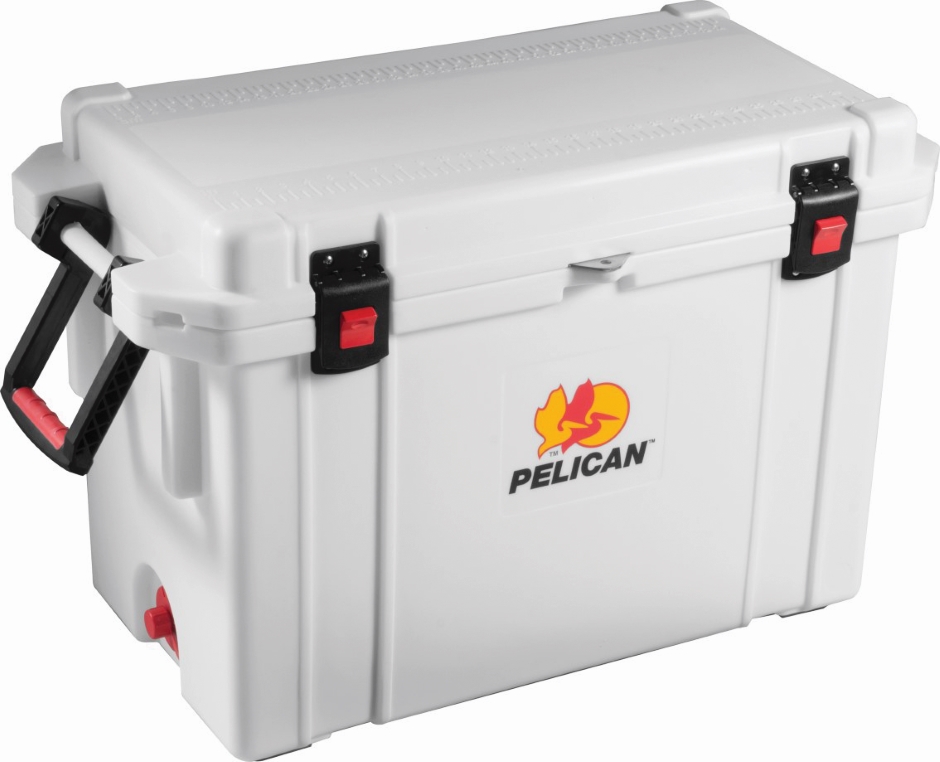 Other view of Rugged Cooler - Heavy-Duty - Polyethylene - White - 155.2 x 69.8 x 69.8 cm - 250 Quarts - EC250QTW - Pelican - (1/Pack)