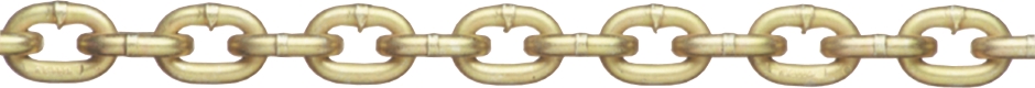 Other view of Bullivants Grade 70 Loadbinder Chain - Gold Passivated - 10mm