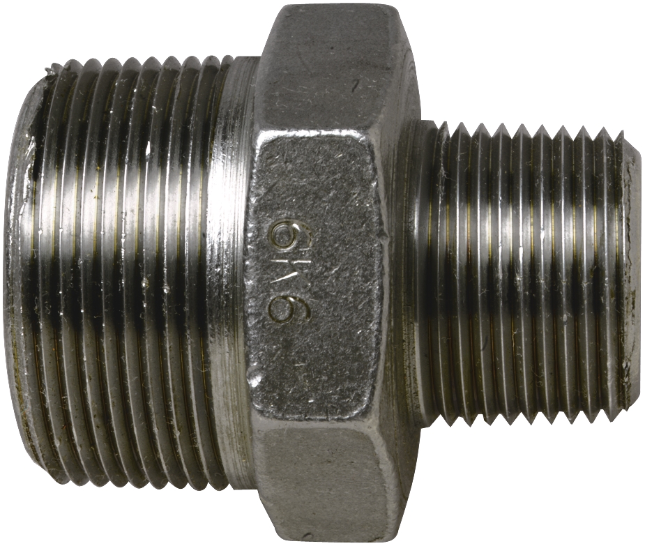 Other view of AAP Nipple - Hexagon, Reducing - Carbon Steel - Screw - BSPT - 3000L - 1-1/4inch X 1inch - PN3225B