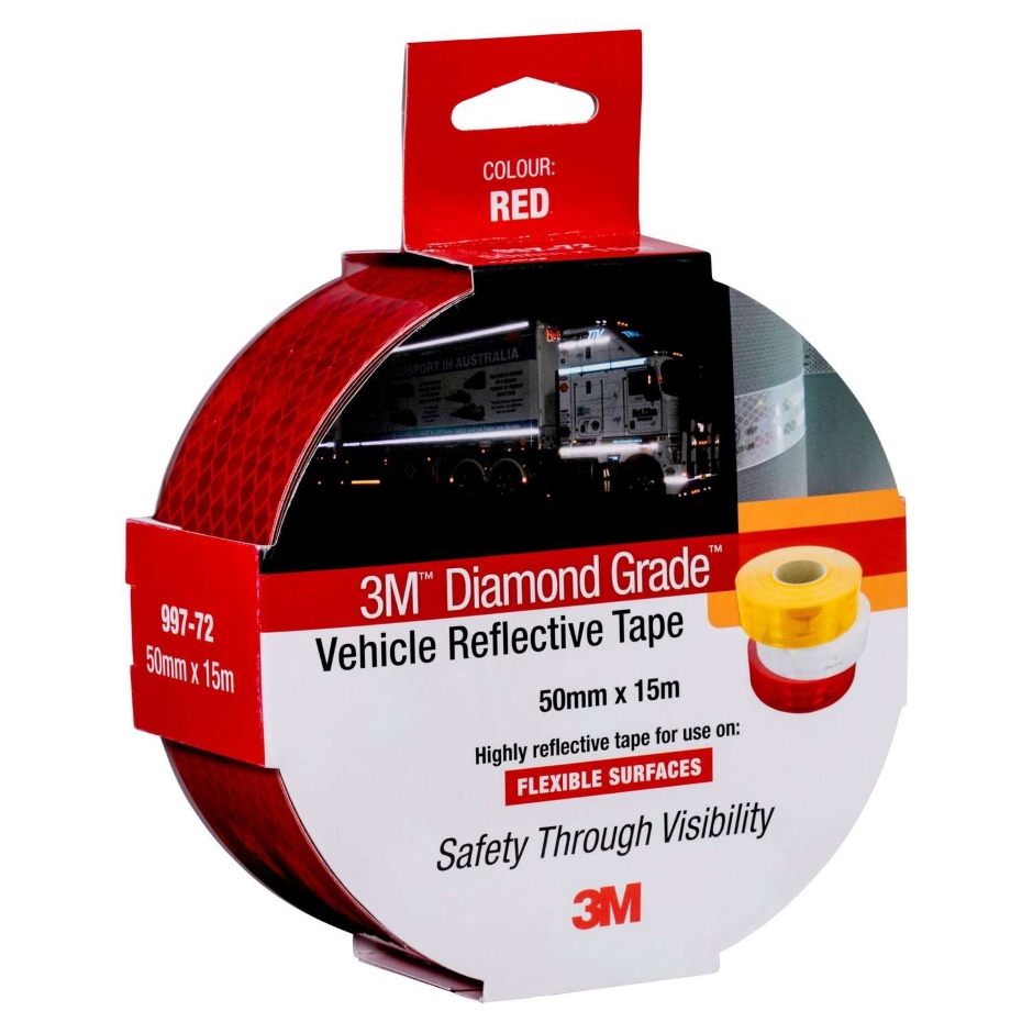 Other view of High-Visibility Reflective Tape - Red - 50.8 mm x 15 m - 997-72ES - AR010599249 - Diamond Grade - 3M