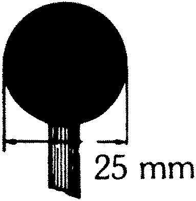 Other view of Mounted Point - Aluminium Oxide - A25 - 60 Grit - 25 mm - Norton