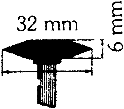 Other view of POINT MOUNTED A37 32X6.4X6.3MM 38A60PV