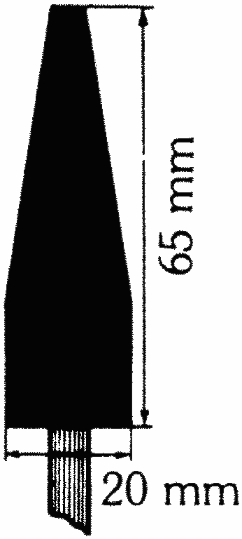 Other view of Mounted Point - Aluminium Oxide - A1 - 60 Grit - 20 x 65 mm - Norton