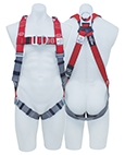 Other view of Full Body Rigger's Harness - Polyester - Red and Grey - Large - AB123L - PRO™