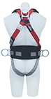 Other view of Full Body All Purpose Harness - Polyester - Red and Grey - X-Large - AB124XL - PRO™