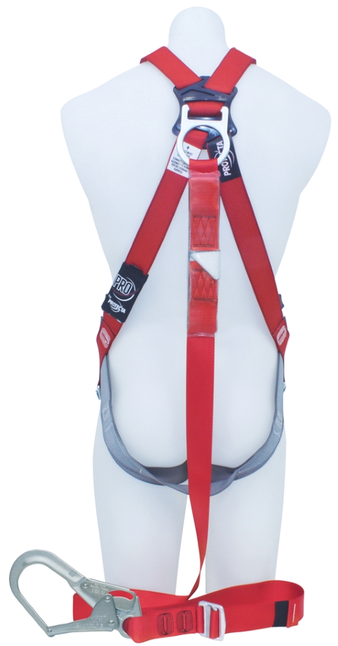 Other view of Full Body Rigger's Harness - Polyester - Red and Grey - Small - AB126-34S - PRO™