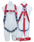 Other view of Full Body Rigger's Harness - Polyester - Red and Grey - Small - AB126-34S - PRO™