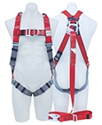 Other view of Full Body Rigger's Harness - Polyester - Red and Grey - Large - AB126-36L - PRO™