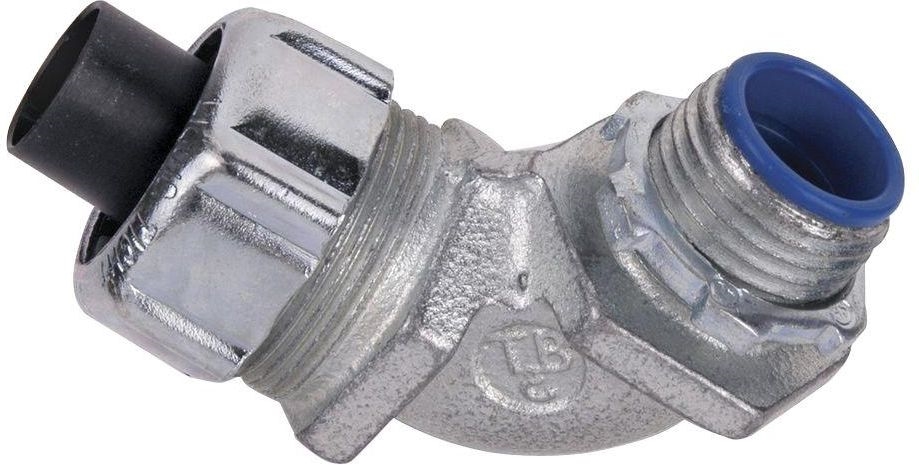 Other view of 90° Liquidtight Connector - Steel - Zinc Plated - 1/2" NPT - ABB